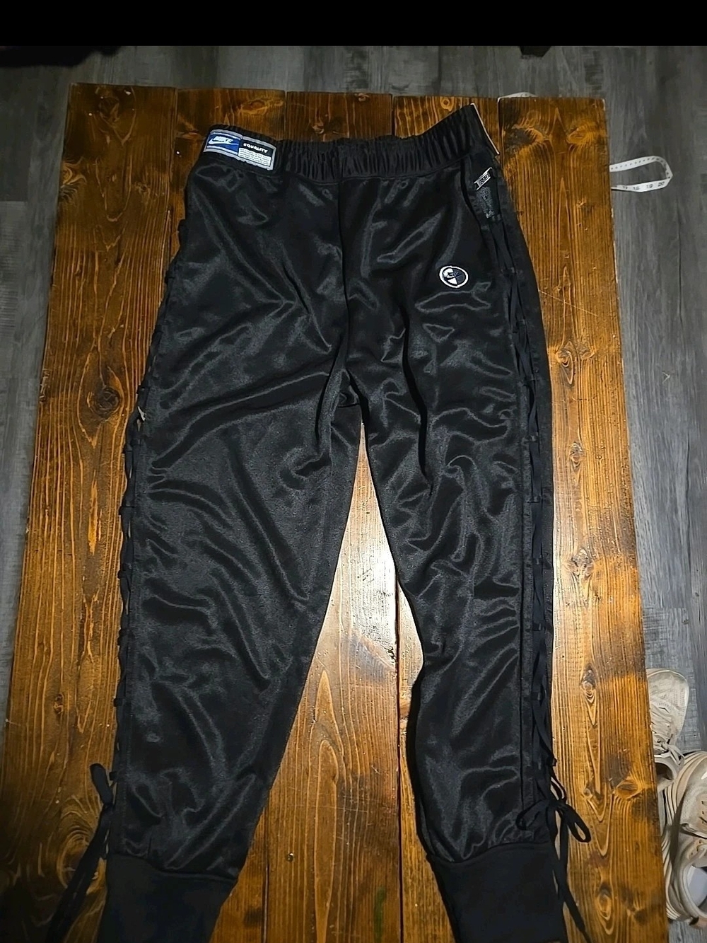 Nike Black Track equality sisterhood medium nwt